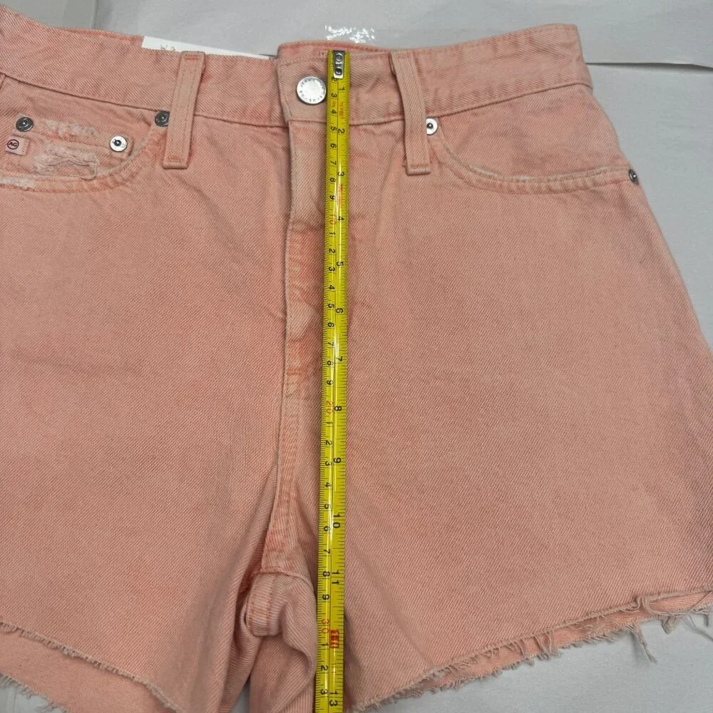 NEW AG Alexxis High-Rise Wedgie Cut Off Shorts Womens 100% Cotton, Size 26 - Picture 7 of 9